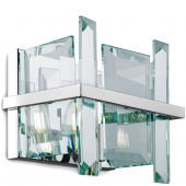 Kinkiet chromowany kryształowe sztabki Cerezo Maytoni MOD201WL-01N