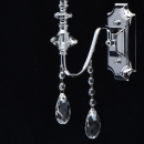 Kinkiet chromowany świecznik z kryształami Consuelo MW-LIGHT Classic 614022401