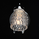 Kinkiet chromowany, szklany klosz, kryształki Amelia MW-LIGHT Flora 294026001