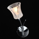 Kinkiet chromowany, szklany klosz Porto MW-LIGHT Megapolis 297023701