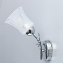 Kinkiet chromowany, szklany klosz Porto MW-LIGHT Megapolis 297023701