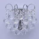 Kinkiet chromowany z dużymi kryształami Pearls MW-LIGHT Crystal 232028301