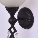 Kinkiet dekoaryjny z kryształowymi wisiorkami CHIARO 382020301