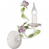 Kinkiet do kwiaciarni z kwiatami i zielonymi liśćmi Vitaluce VE1184-0/1A