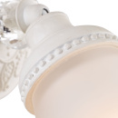 Kinkiet kierunkowy, regulowany z okrągła, zdobioną podstawą Mia Maytoni Classic SP564-CW-01-W