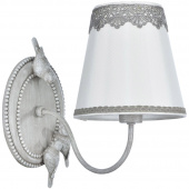 Kinkiet klasyczny z ptakami na podstawie Bouquet Maytoni Classic ARM023-01-S