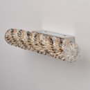 Kinkiet kryształowy bursztyn/szary/transparent LED CHIARO Crystal 498024501