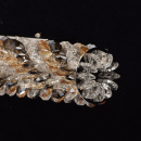 Kinkiet kryształowy bursztyn/szary/transparent LED CHIARO Crystal 498024501