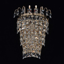 Kinkiet kryształowy, chromowana na złoto podstawa Adelard MW-LIGHT Crystal 642022901