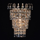 Kinkiet kryształowy, chromowana na złoto podstawa Adelard MW-LIGHT Crystal 642022901