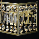 Kinkiet kryształowy, złoty ze srebrnymi przebarwieniami Monarch MW-LIGHT Crystal 121022202