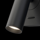 Kinkiet LED regulowany z włącznikiem Mirax Maytoni czarny C039WL-L3B3K