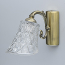 Kinkiet miedziany ze szklanym kloszem Ariadna MW-LIGHT Classic 450029001