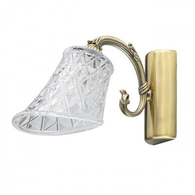 Kinkiet miedziany ze szklanym kloszem Ariadna MW-LIGHT Classic 450029001