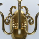 Kinkiet mosiężny pałacowy, potrójny Gabriel CHIARO Classic 491023303