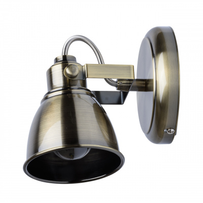 Kinkiet mosiężny pojedynczy MW-LIGHT Techno 547020101