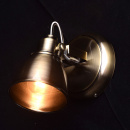 Kinkiet mosiężny pojedynczy MW-LIGHT Techno 547020101