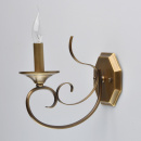 Kinkiet mosiężny w kształcie klasycznego świecznika ściennego MW-LIGHT Classic 481020301