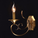 Kinkiet mosiężny w kształcie klasycznego świecznika ściennego MW-LIGHT Classic 481020301