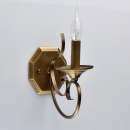 Kinkiet mosiężny w kształcie klasycznego świecznika ściennego MW-LIGHT Classic 481020301