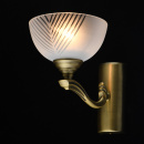 Kinkiet mosiężny ze szklanym klosze Aphrodite MW-LIGHT Classic 317024601