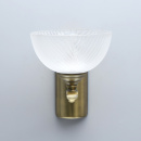 Kinkiet mosiężny ze szklanym klosze Aphrodite MW-LIGHT Classic 317024601