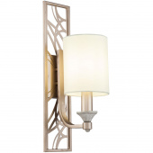 Kinkiet na podstawie, kremowe złoto, beżowy klosz Vittoria Maytoni H005WL-01BG