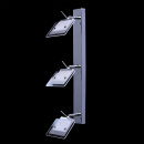 Kinkiet nad lustro - 3-punktowy reflektor ścienny LED 675020303