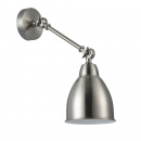 Kinkiet niklowany, regulowane ramię Domino Maytoni Modern MOD142-WL-01-N