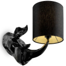 Kinkiet nosorożec czarny Nashorn Maytoni MOD470WL-01B