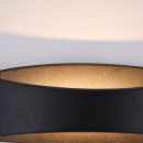 Kinkiet nowoczesny, czarny, owalny Trame Maytoni Modern C806WL-L5B