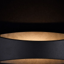 Kinkiet nowoczesny, czarny, owalny Trame Maytoni Modern C806WL-L5B