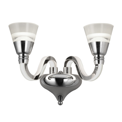 Kinkiet nowoczesny LED dwa ramiona RegenBogen Megapolis 659021302