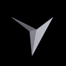 Kinkiet nowoczesny, trójkątny, biały Trame Maytoni Modern C808WL-L3W