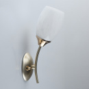 Kinkiet perłowe złoto, biały klosz Olympia MW-LIGHT Megapolis 638026601