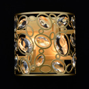 Kinkiet perłowe złoto i kryształy, dwie żarówki MW-LIGHT Crystal 345022602