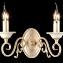 Kinkiet podwójny perłowo-złoty Perla Maytoni Classic ARM337-02-R