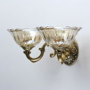 Kinkiet podwójny retro z mosiądzu Paula CHIARO Classic 411023902