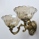 Kinkiet podwójny retro z mosiądzu Paula CHIARO Classic 411023902