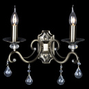 Kinkiet podwójny z kryształami Grace Maytoni Classic RC247-WL-02-R