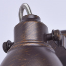 Kinkiet pojedynczy w kolorze kawowo-złotym MW-LIGHT Techno 547020301