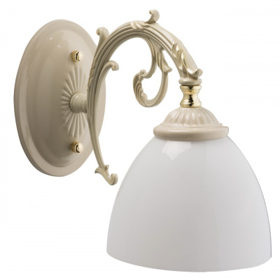 Kinkiet pojedynczy ze złotymi ornamentami MW-LIGHT Classic 450022901
