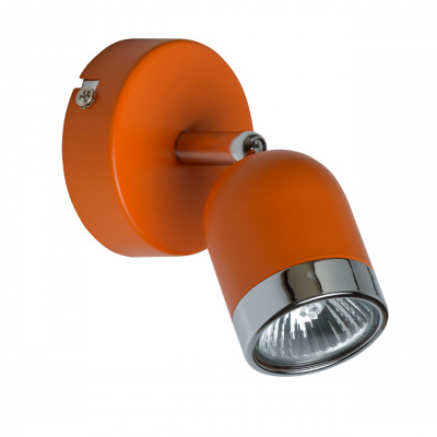 Kinkiet - refletor ścienny punktowy MW-LIGHT Techno pomarańczowy 546020901