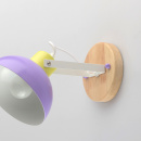 Kinkiet regulowany fioletowy klosz MW-LIGHT Megapolis 711020501