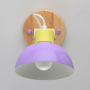 Kinkiet regulowany fioletowy klosz MW-LIGHT Megapolis 711020501