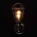 Kinkiet retro czarno-złoty MW-LIGHT Loft 104021501