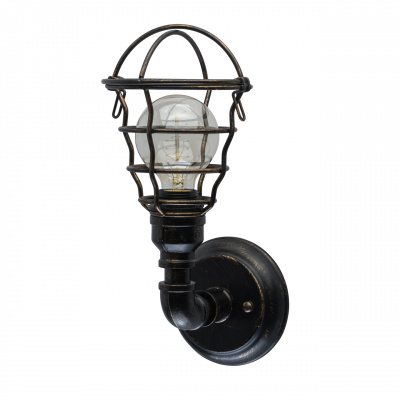 Kinkiet retro czarno-złoty MW-LIGHT Loft 104021501