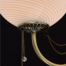 Kinkiet rustykalny, antyczny mosiądz i kryształ MW-LIGHT Classic 347028801