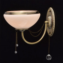 Kinkiet rustykalny, antyczny mosiądz i kryształ MW-LIGHT Classic 347028801