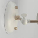 Kinkiet ścienny biało-złoty RegenBogen Megapolis 691021701